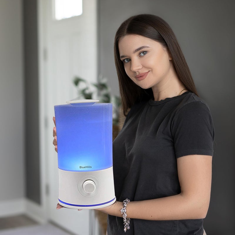 BlueHills Premium 2000 ML XL Large Essential Oil Diffuser Aromatherapy Humidifier for Large Room Home 40 Hour Run Huge Coverage Area 2 Liter Extra Large Capacity Huge Diffuser High Mist White E001 - Image 5